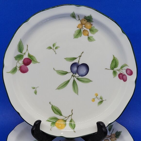 Noritake Gala Cuisine Fruit Parfait 6 3/4" Bread Plates Bundle of 5 - Picture 4 of 11